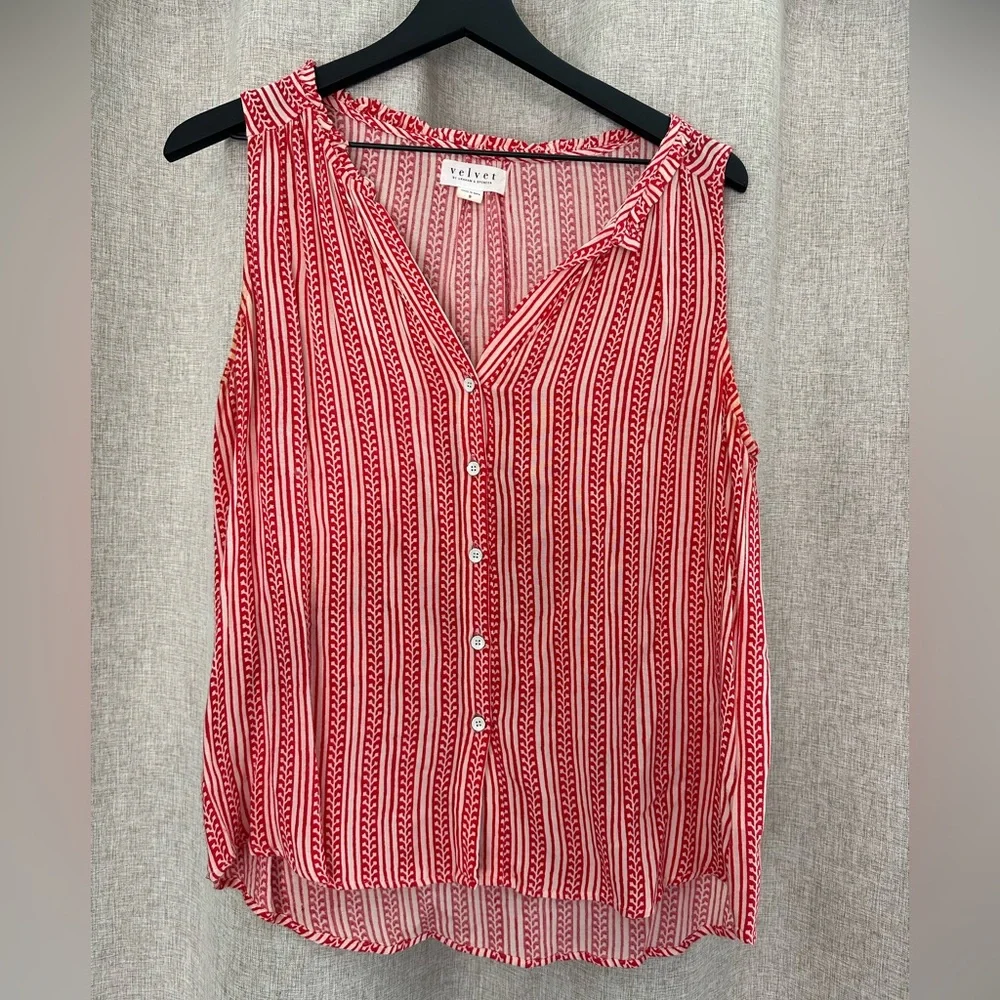 Velvet by Graham & Spencer tank blouse - Picture 1 of 3